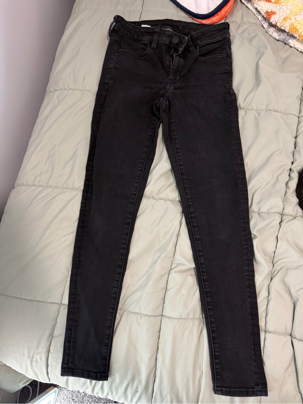 American Eagle Outfitters Black Skinny Jeans - High Rise